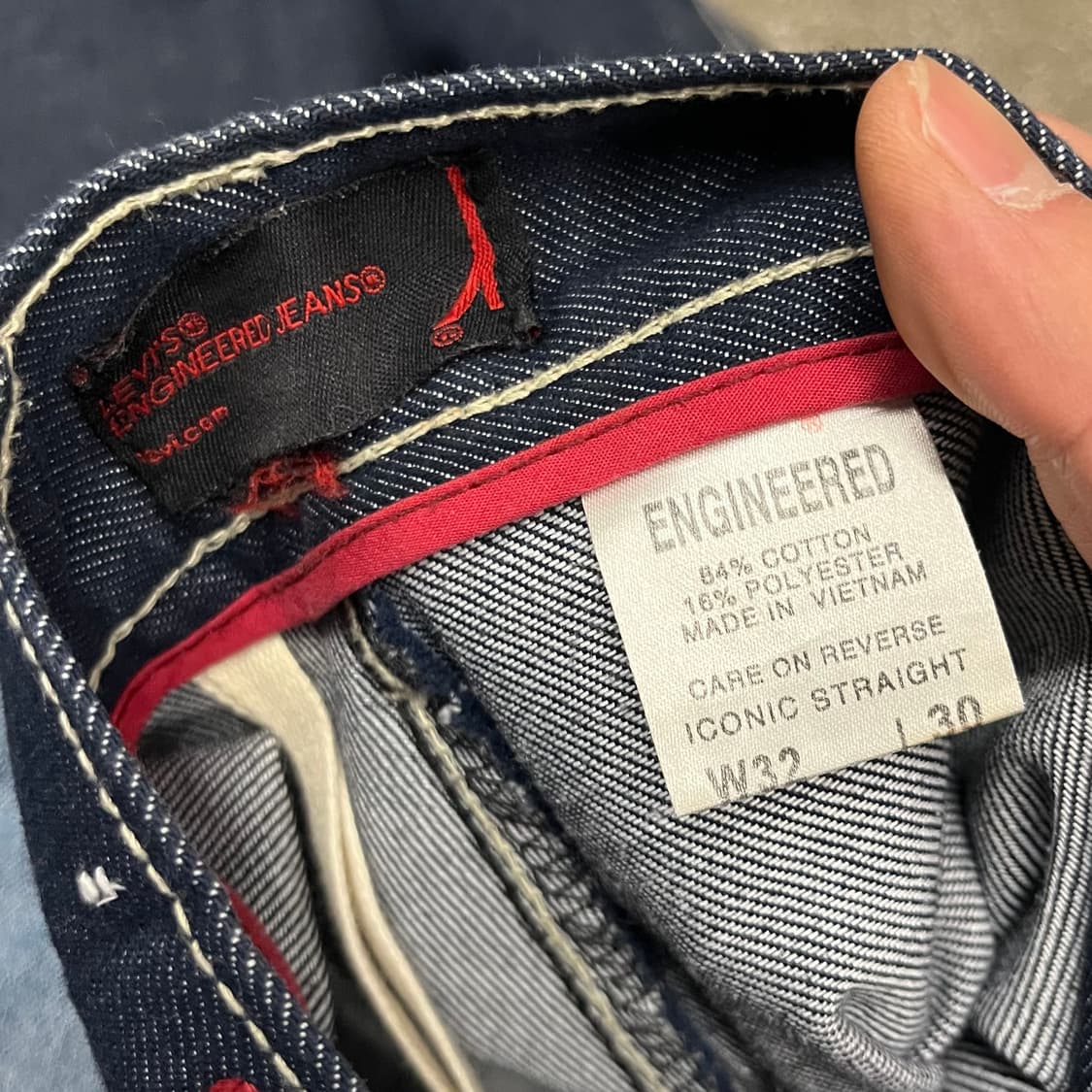 00s 리바이스 루즈핏 엔지니어드진 (31”) 상품이미지5