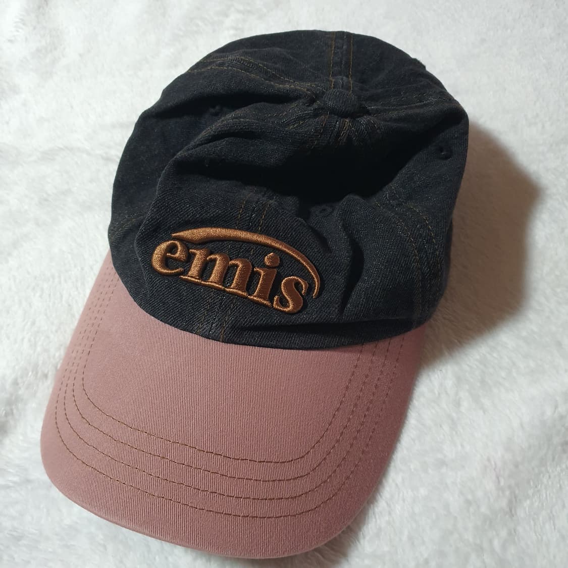 EMIS 이미스모자 워쉬드 데님 볼 캡 상품이미지2