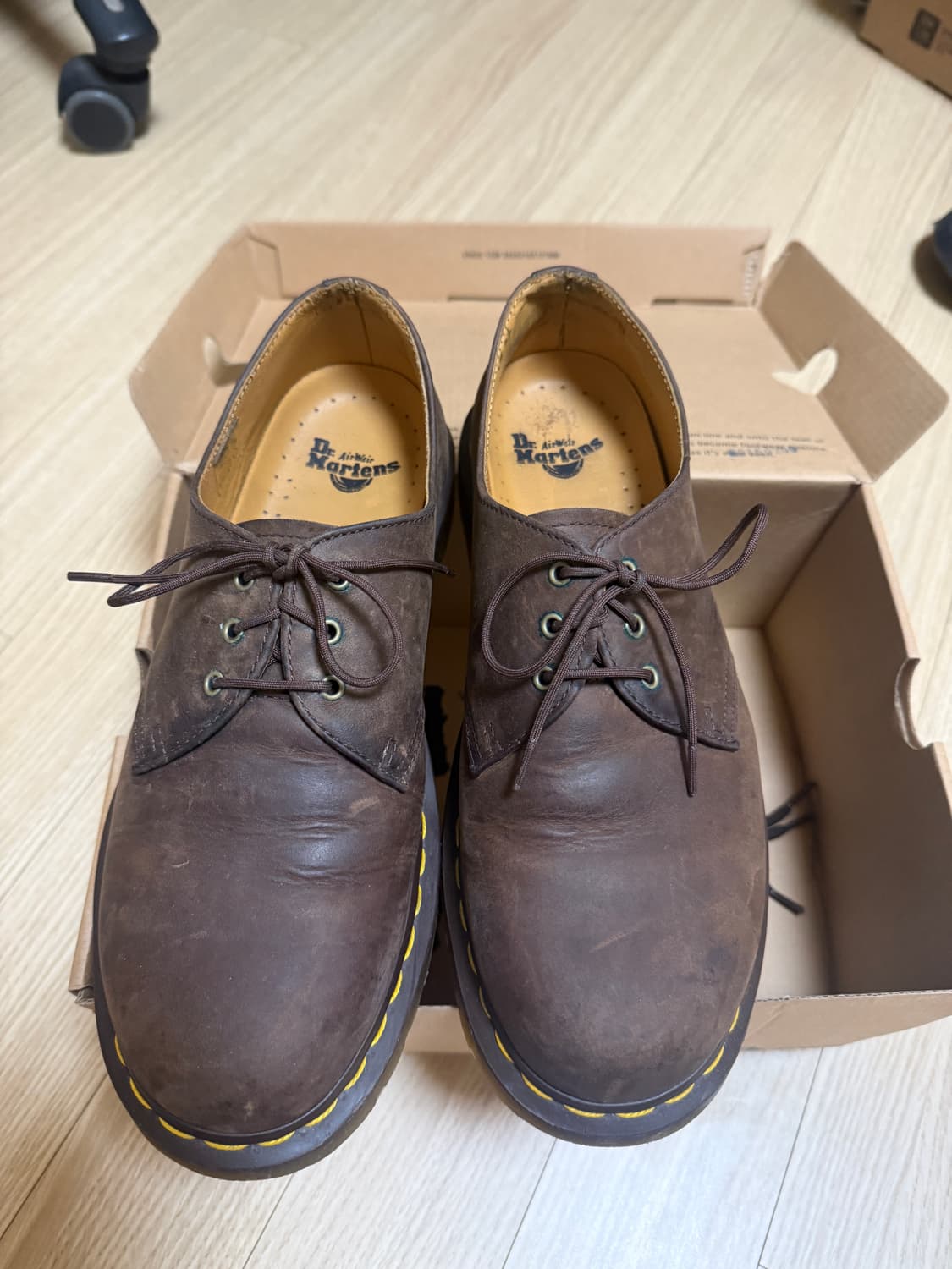 uk6,250) 129,000 닥터마틴 1461 크레이지 홀스 브라운 상품이미지2