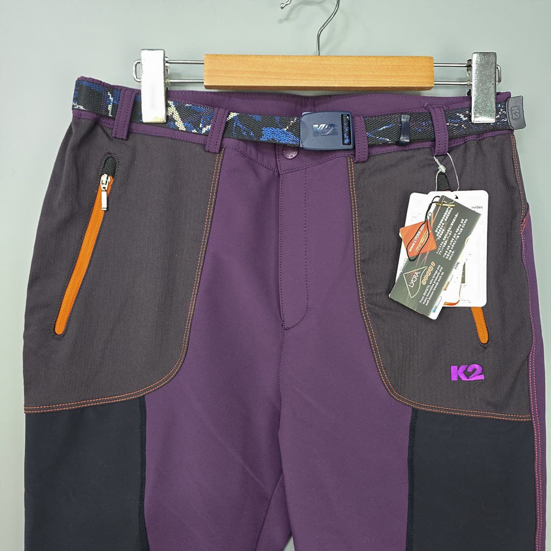 새제품)케이투(K2) 스판 아웃도어 팬츠 퍼플 73 상품이미지2