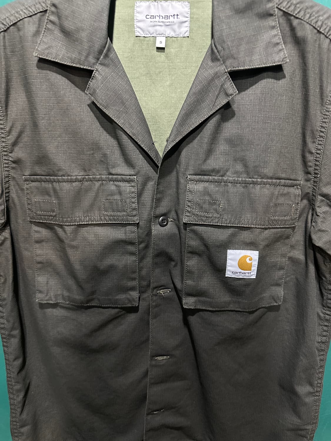 칼하트wip 립스탑 반팔셔츠S 상품이미지2