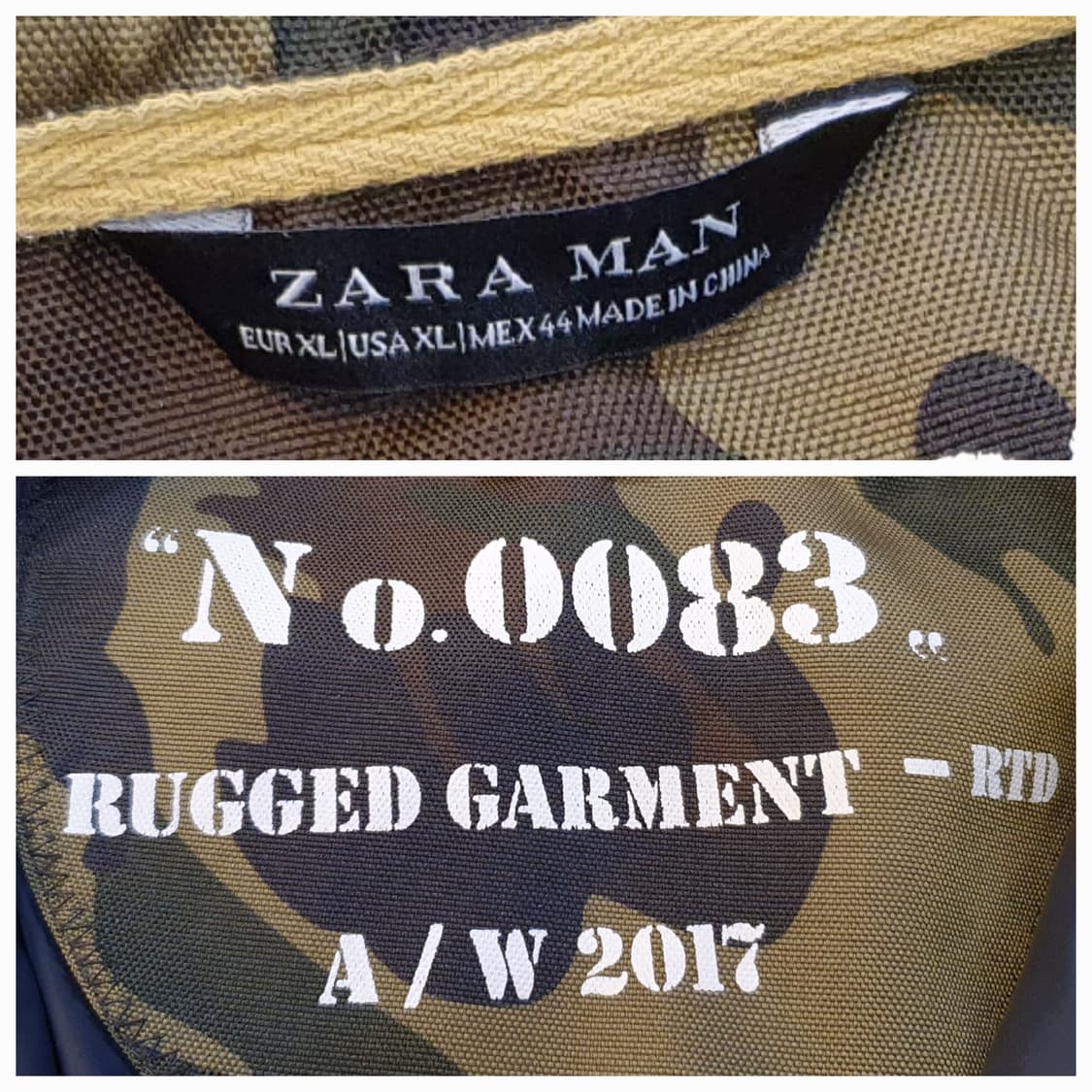 105/110.Zala Man 카모 아노락점퍼  상품이미지7