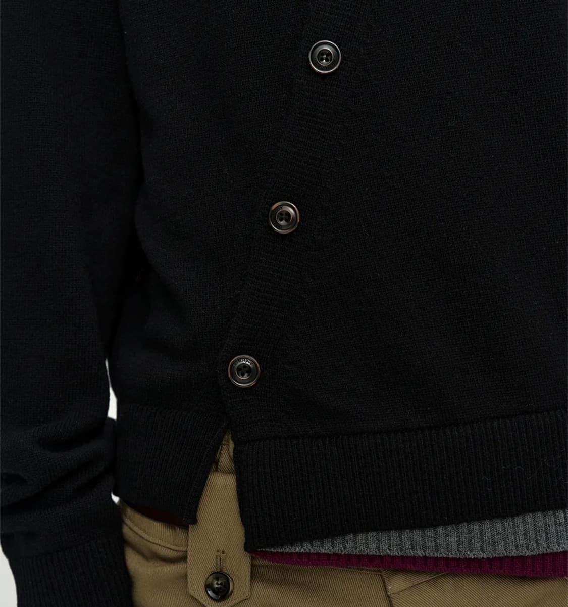 앤더슨벨 LAYERED CARDIGAN atb1433m(BLACK) 상품이미지2