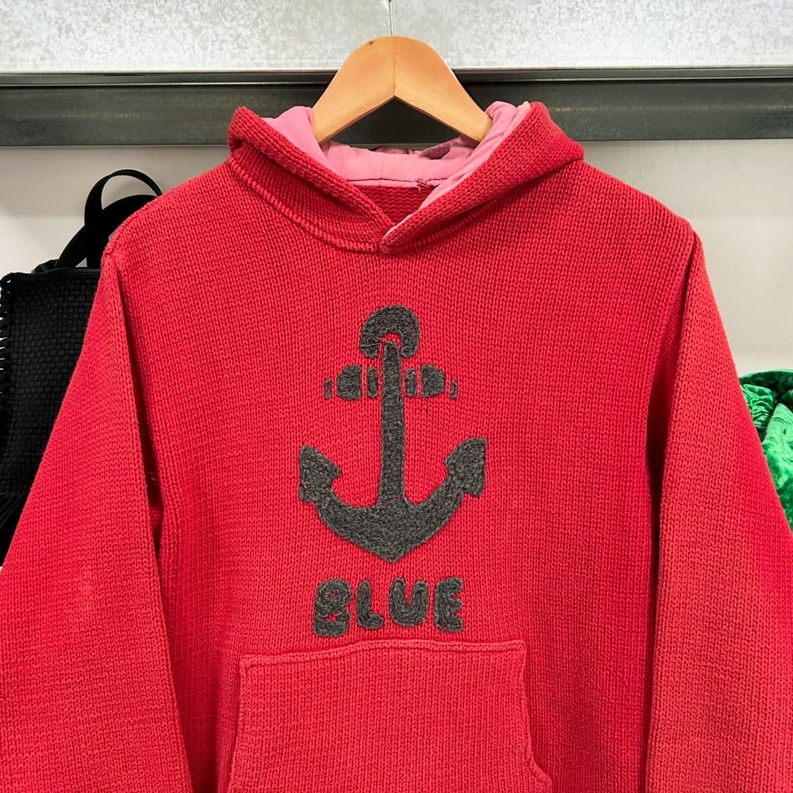 블루블루 재팬 다이드 니트 후디  상품이미지2