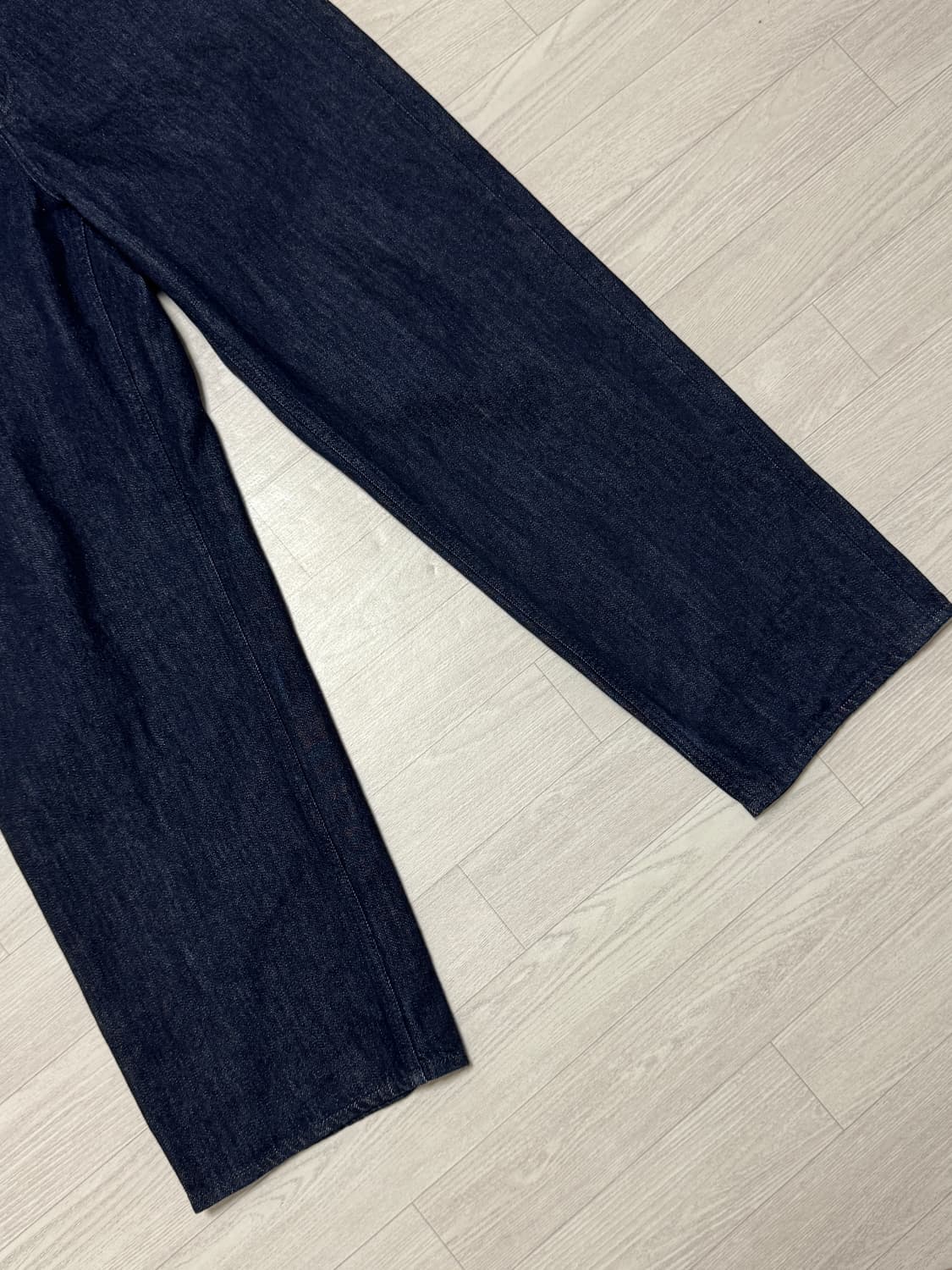 유니클로 와이드 스트레이트진 68블루 30 상품이미지3