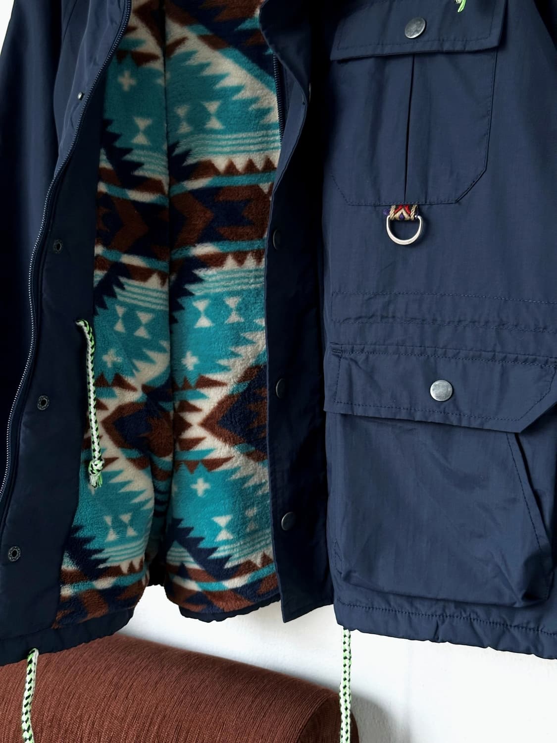 Washed nylon fleece liner hooded utility 상품이미지2