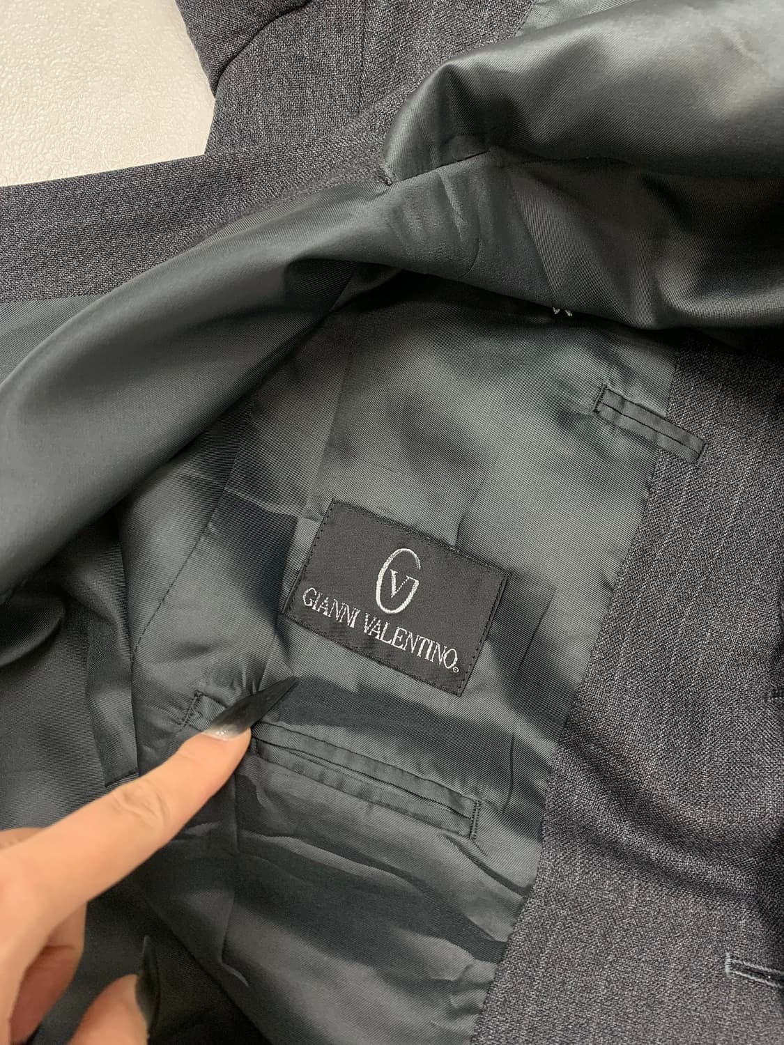 갈기니 발렌티노 그레이 블레이저 #325 상품이미지5