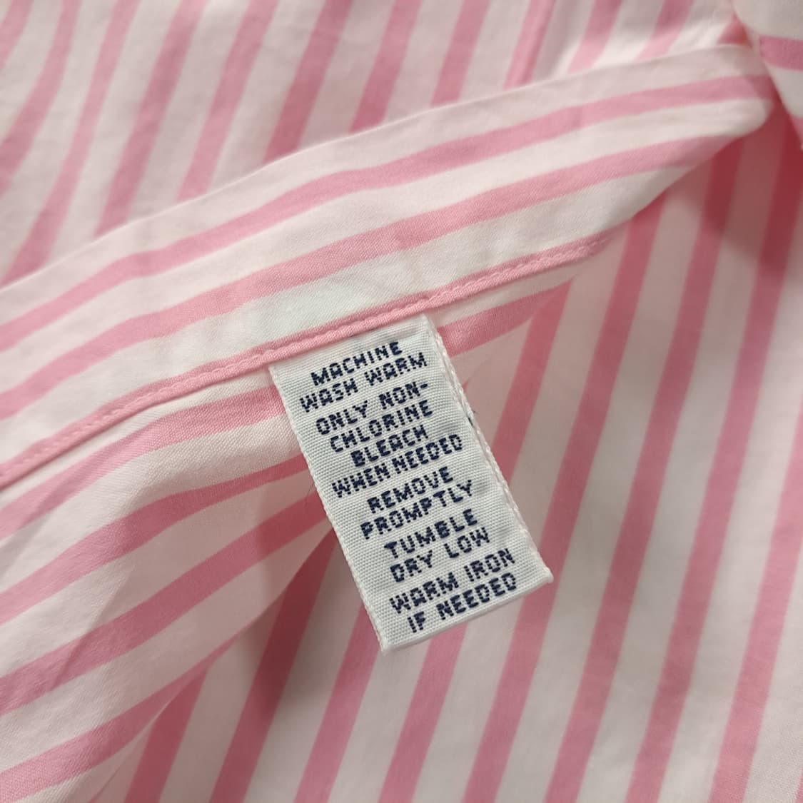 CK161 XL 폴로 00s 베이비핑크 스트라이프 셔츠 남방 상품이미지5