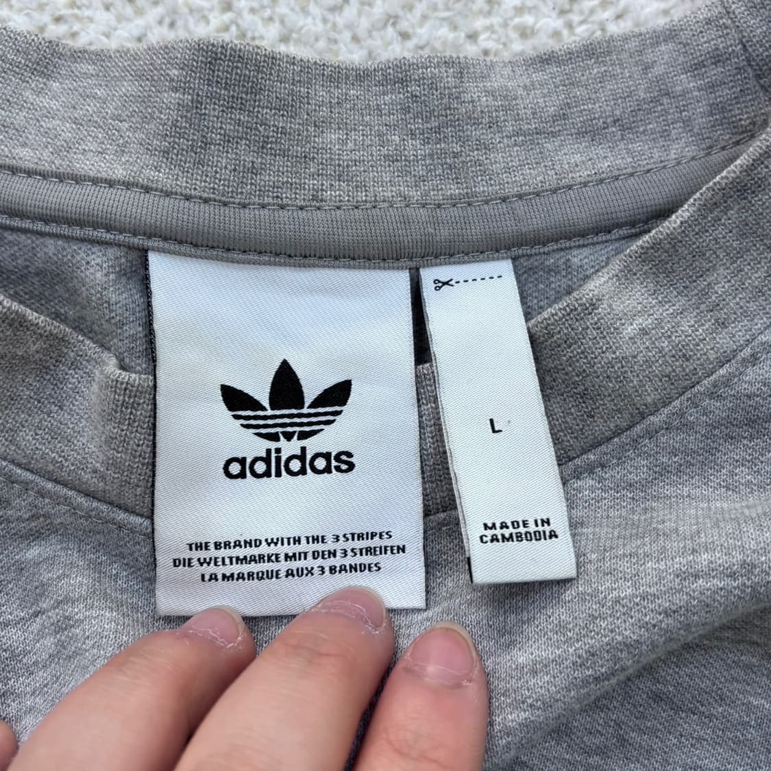 L 아디다스 남성 맨투맨 티셔츠 0427E 상품이미지3