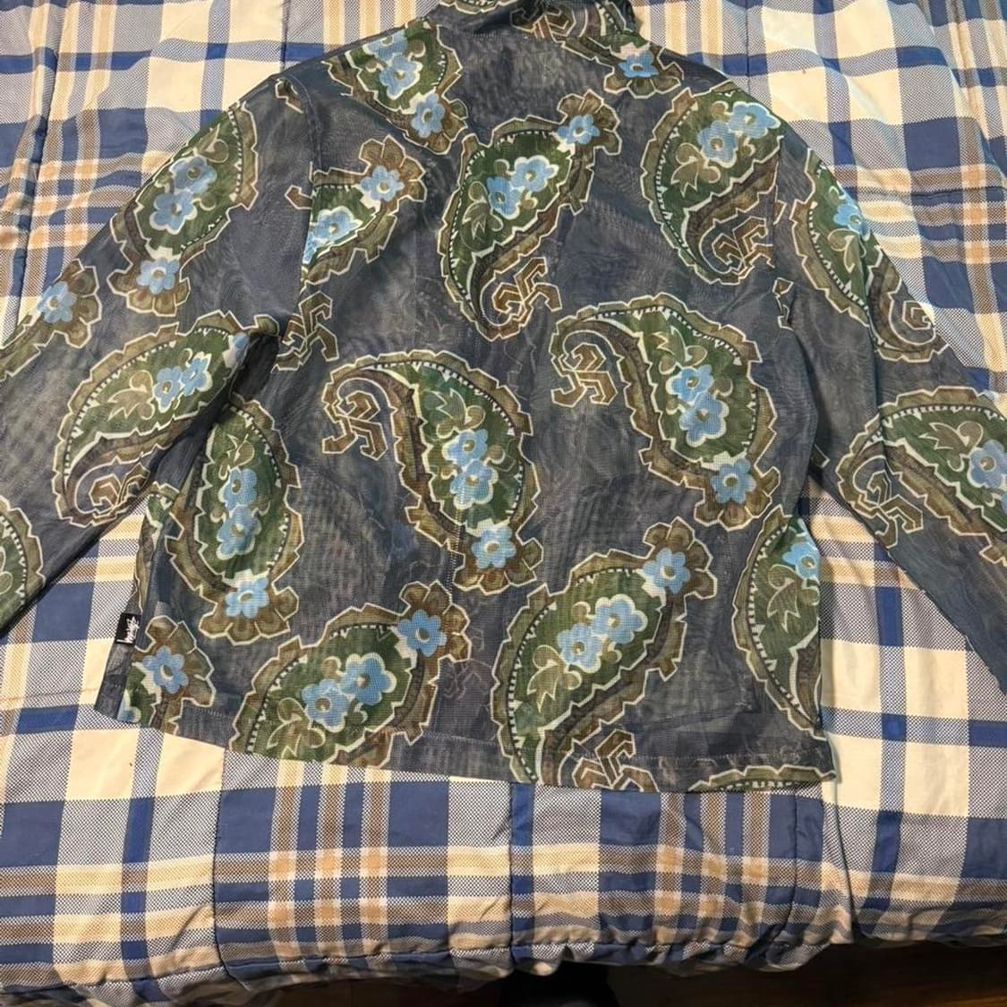 스투시 x 노마 페이즐리 자켓 블루 상품이미지3