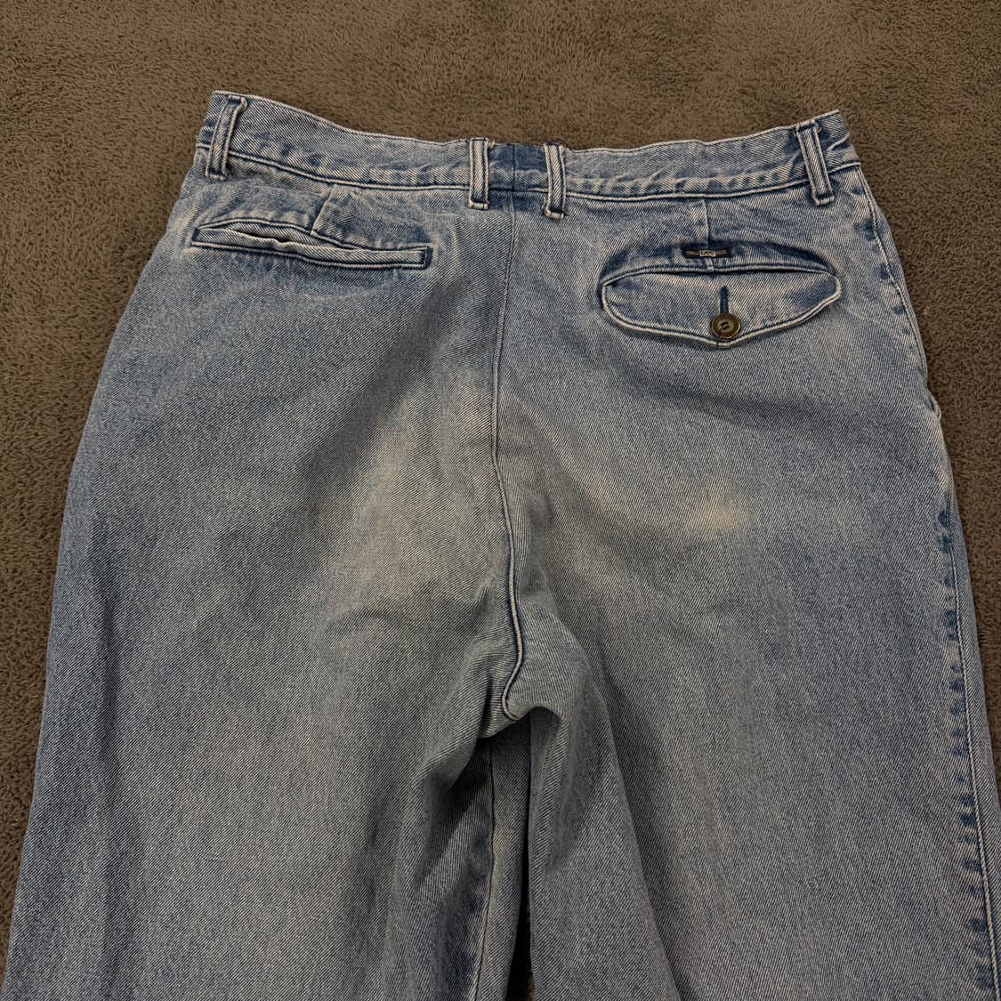 [정품/88-100] 00s Lee 리 투턱 아메카지 워크웨어 데님 팬츠 상품이미지1