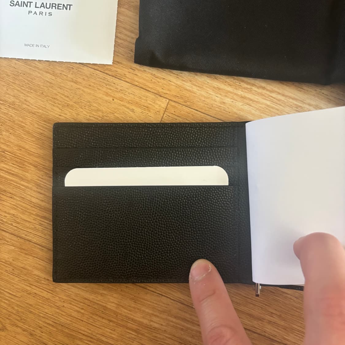 남성 생로랑 머니클립 반지갑 가격내렸습니다ㅎ 상품이미지6