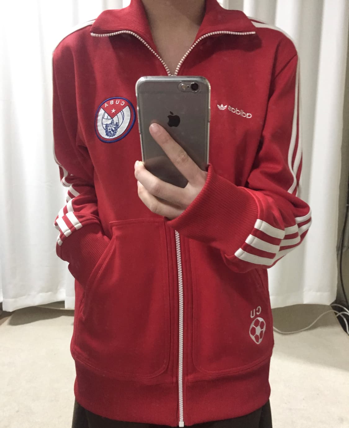 아디다스 쿠바 레드 져지 트랙탑  95 상품이미지1