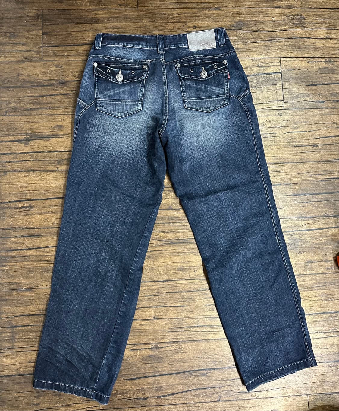 후부(FUBU) JEANS 1992 빅로고 자수 데님팬츠 36인치 상품이미지2