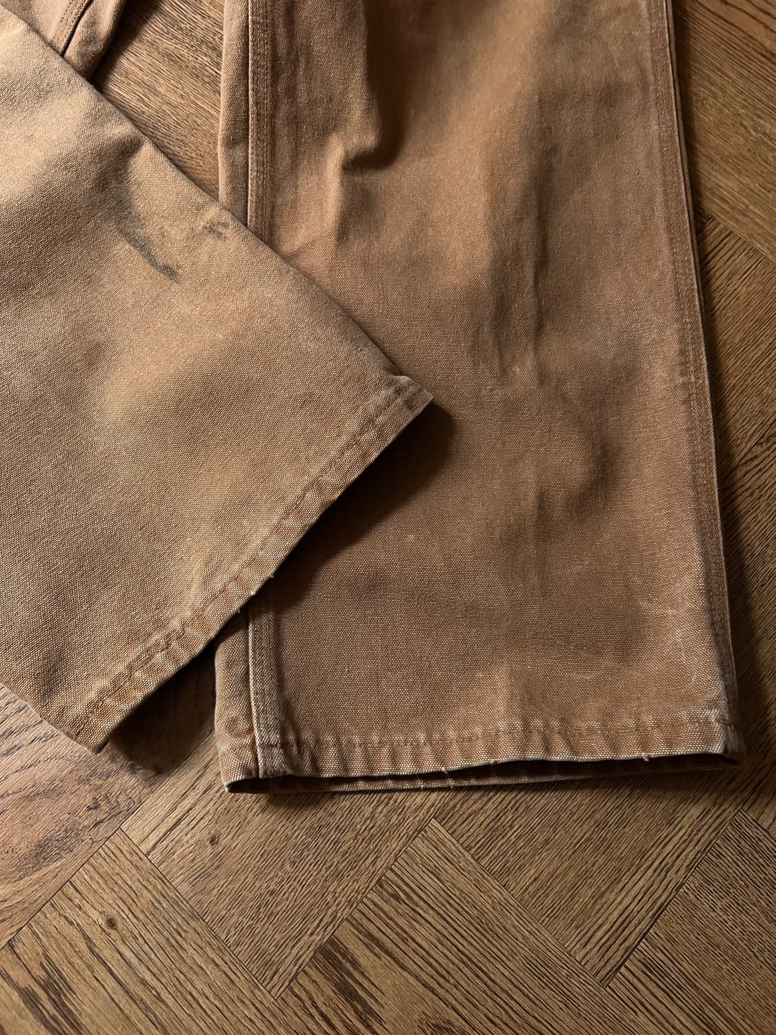 [36]칼하트 USA Made 빈티지 워싱 브라운 싱글니 카펜터 워크팬츠 상품이미지8