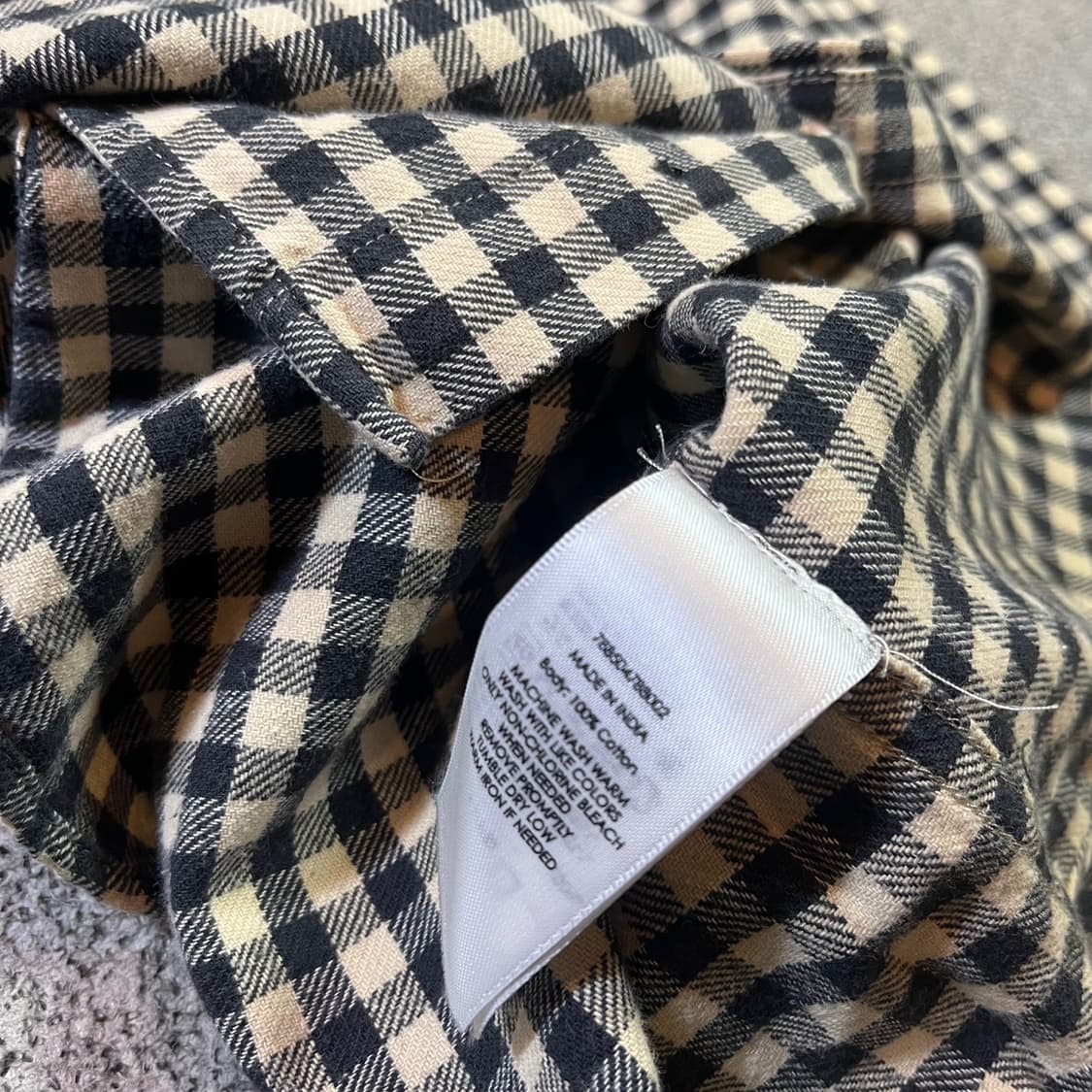 데님 앤 서플라이 깅엄체크 셔츠 상품이미지4