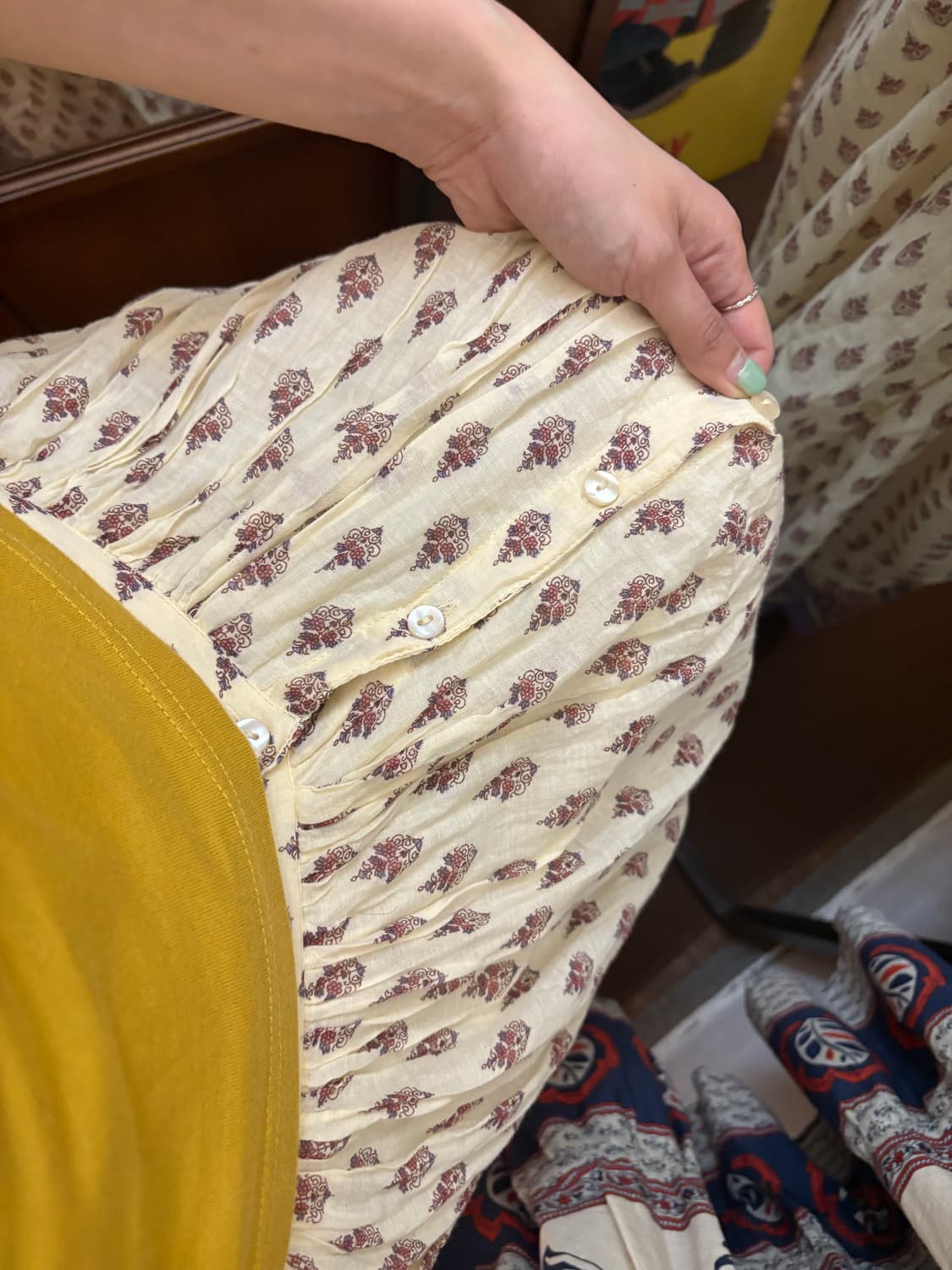 jpn vintage paisley long skirt 상품이미지3