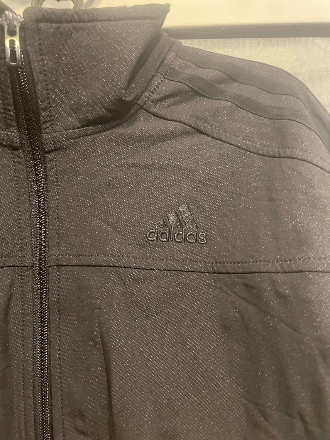 아디다스 블랙 트레이닝 집업 자켓xl 상품이미지2