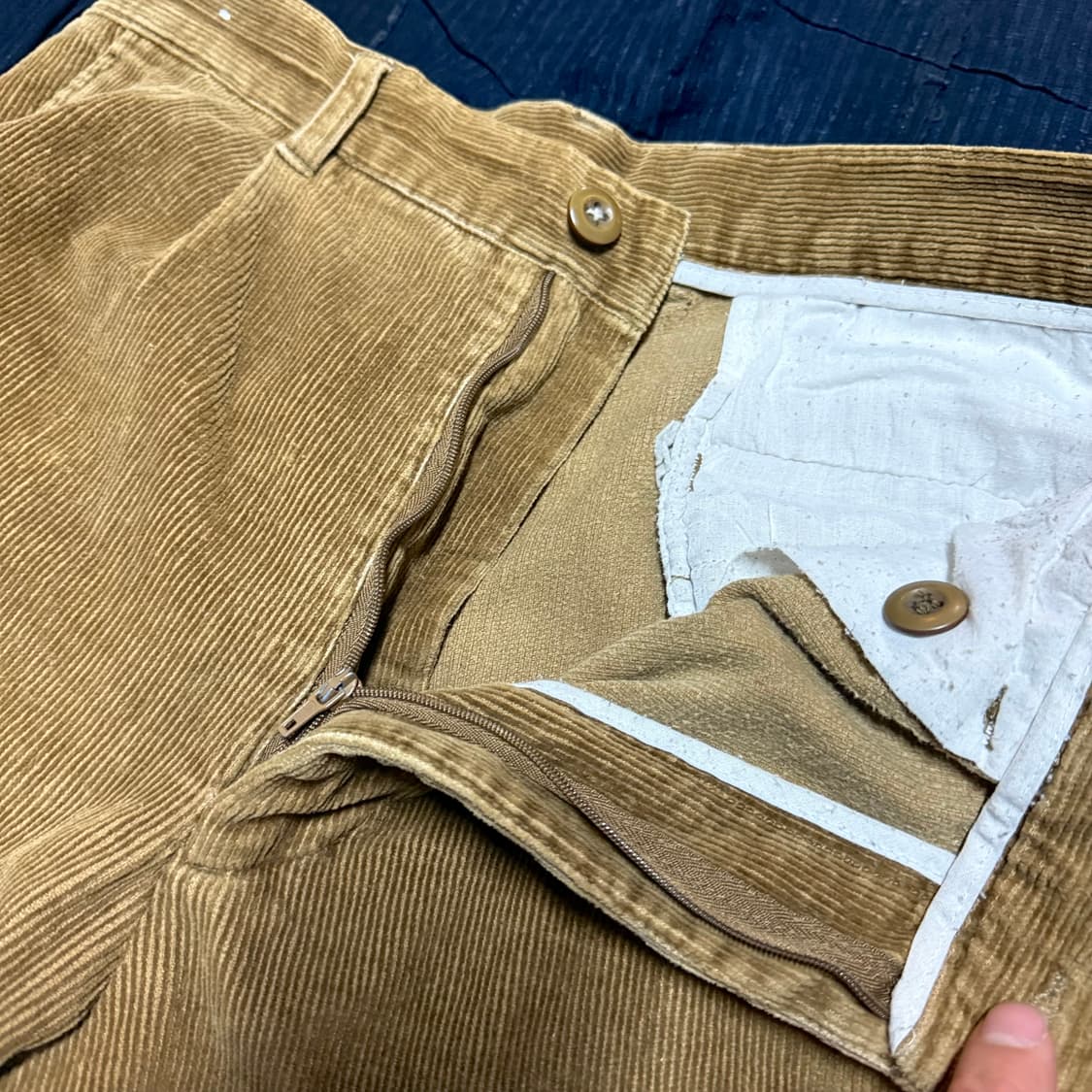 Ajman 투턱 코듀로이 팬츠 32 상품이미지2