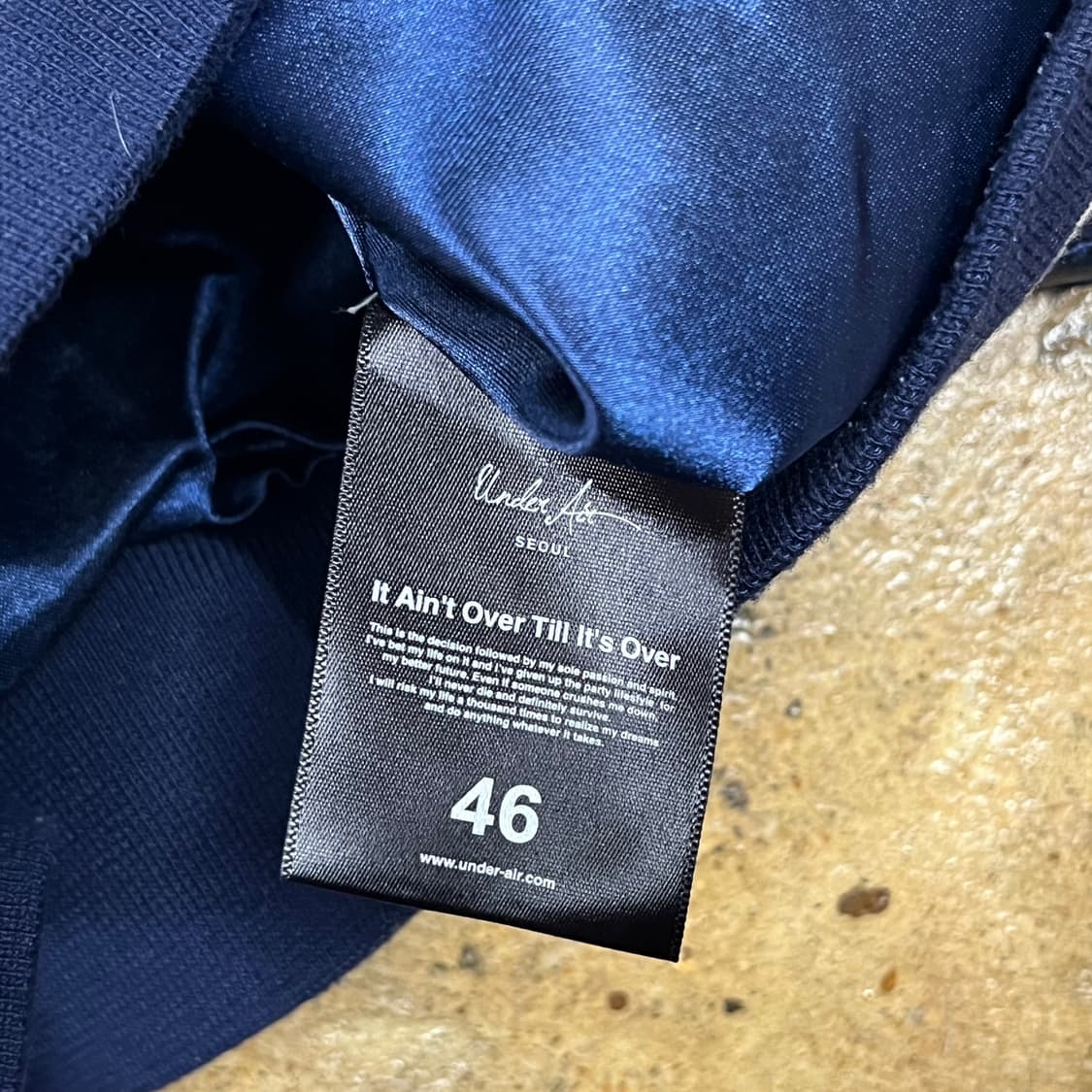 [정품/M] 언더에어 벚꽃 자수 스카쟌 자켓 b14 상품이미지9