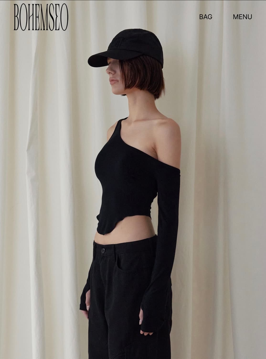 보헤미안서울 corset cut out top 상품이미지2