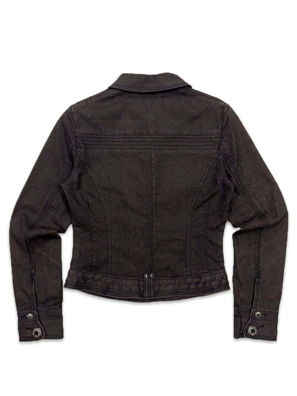 빈티지 ekdutin 다크퍼플 라인 자켓 상품이미지4