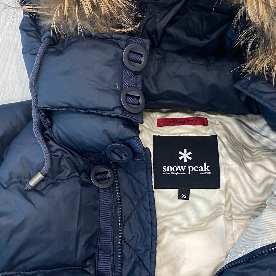 스노우피크 펄 덕 다운 패딩 네이비 95 상품이미지4