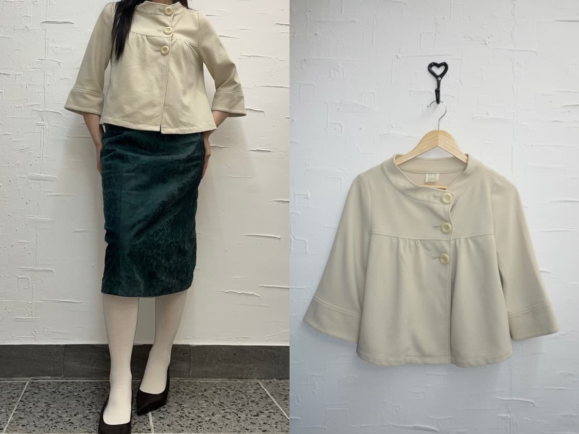 three buttons ivory jacket 상품이미지1