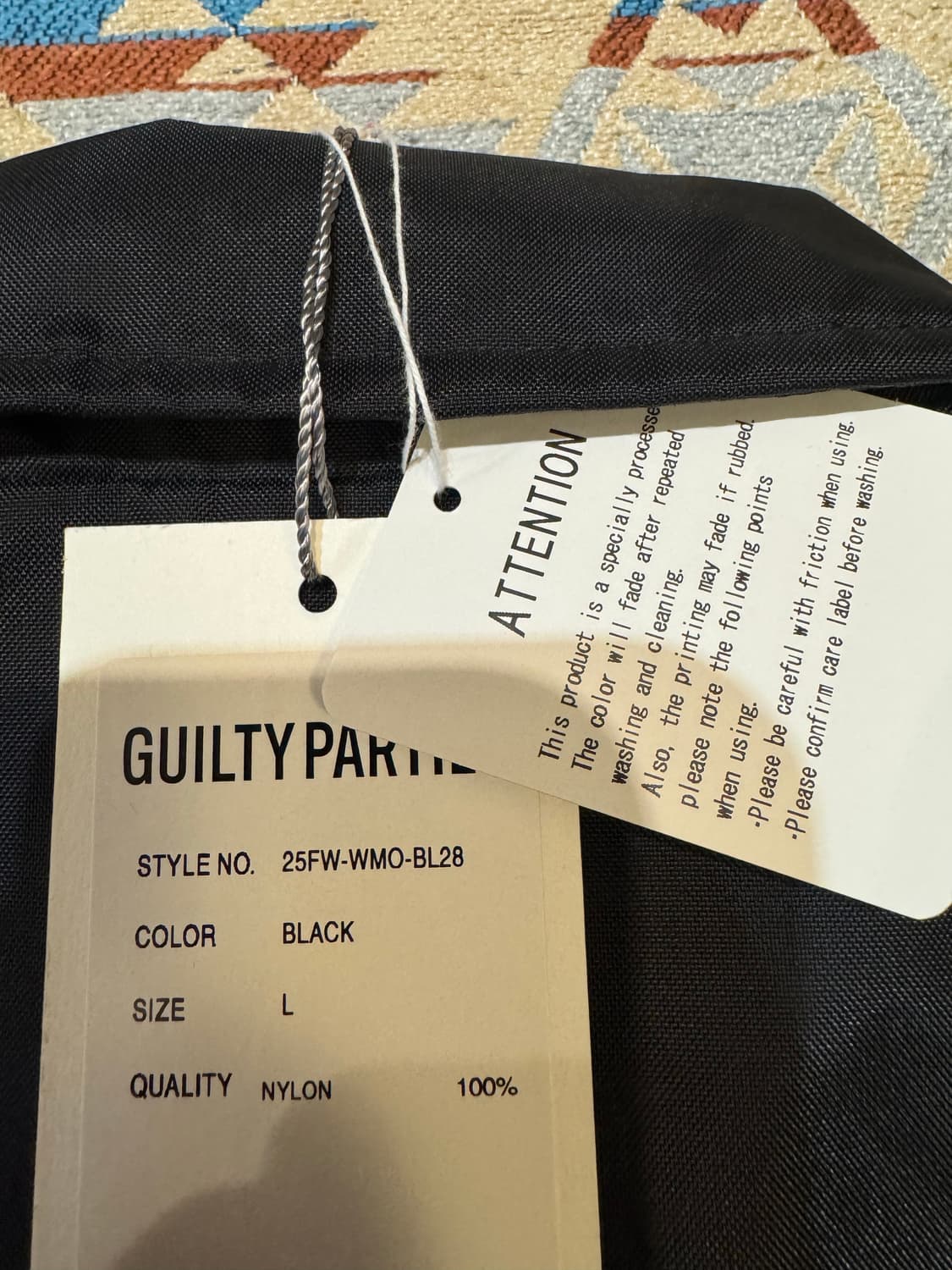 [L] 와코마리아 코치자켓 블랙 - 25FW 상품이미지7