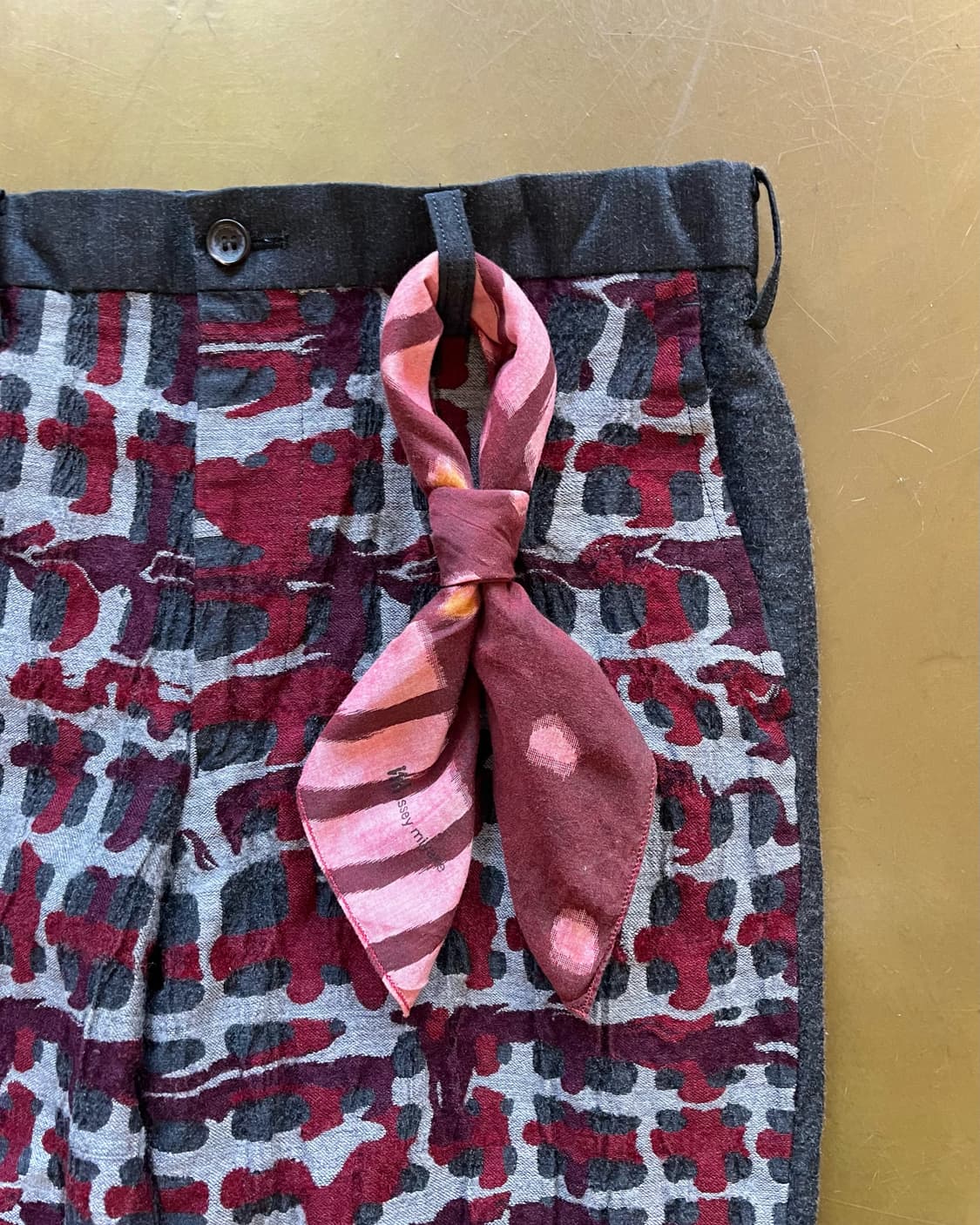 90s ISSEY MIYAKE I.M Old Bandana Scarf 상품이미지7