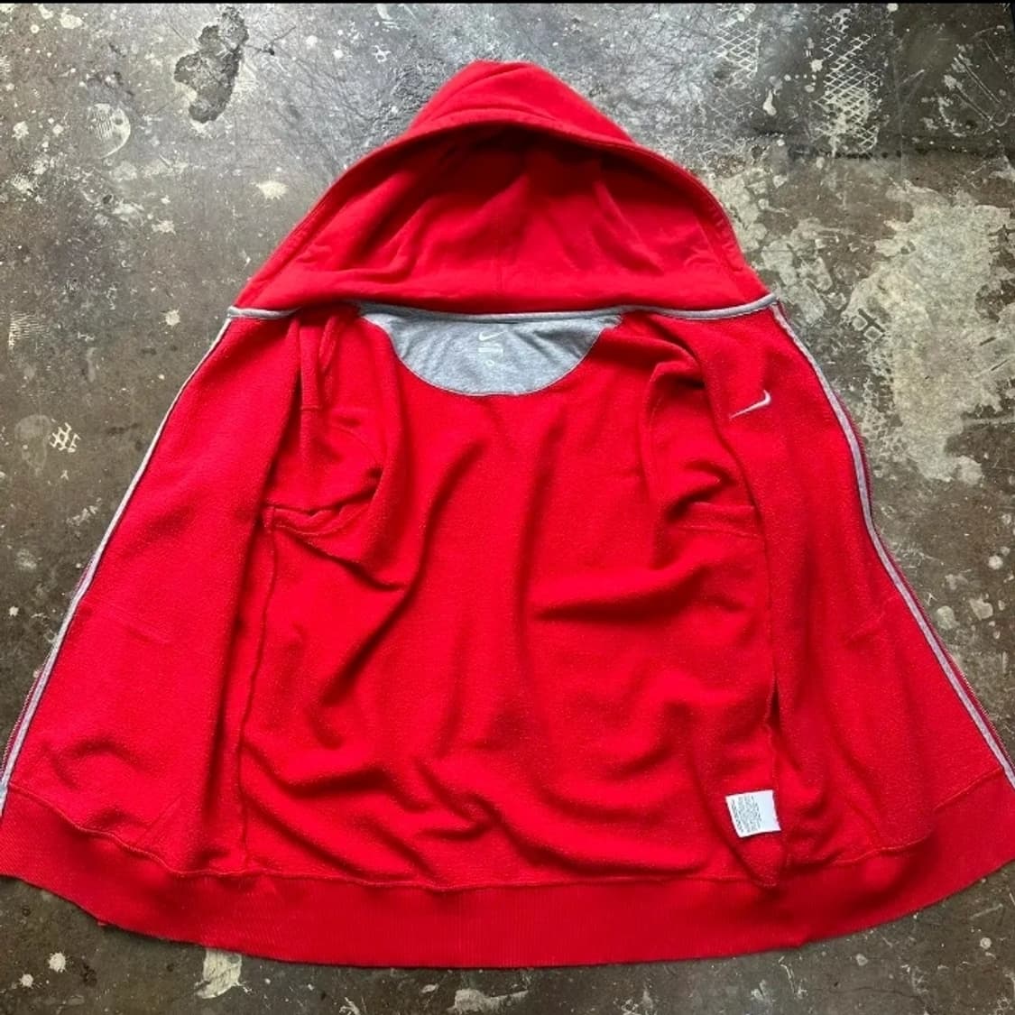 XL)나이키 스몰스우시로고  후드집업 다켓 점퍼 플리스 풀집업 상품이미지4