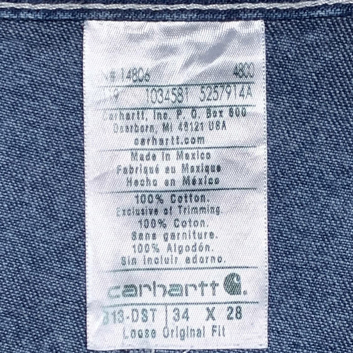 [33] 칼하트 루즈 오리지널핏 카펜터 데님팬츠 상품이미지7