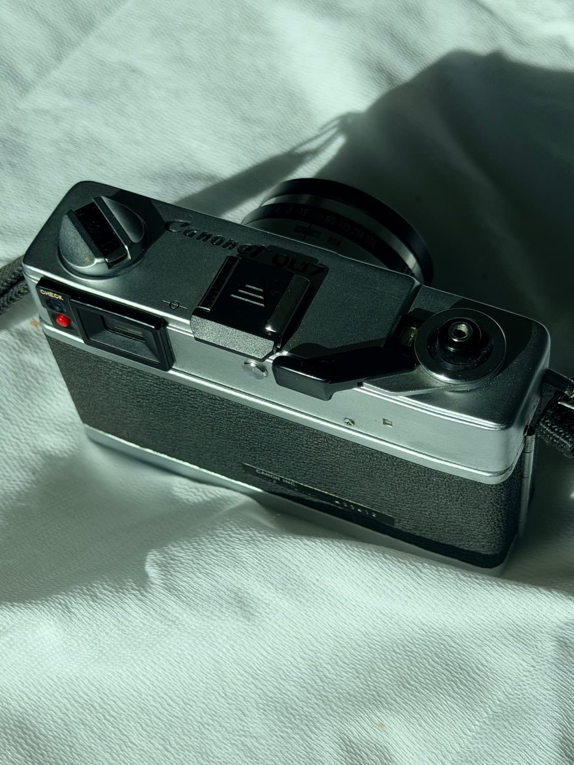 캐논 QL17 필름 카메라(가죽케이스, 스트랩, 조명 포함) 상품이미지4