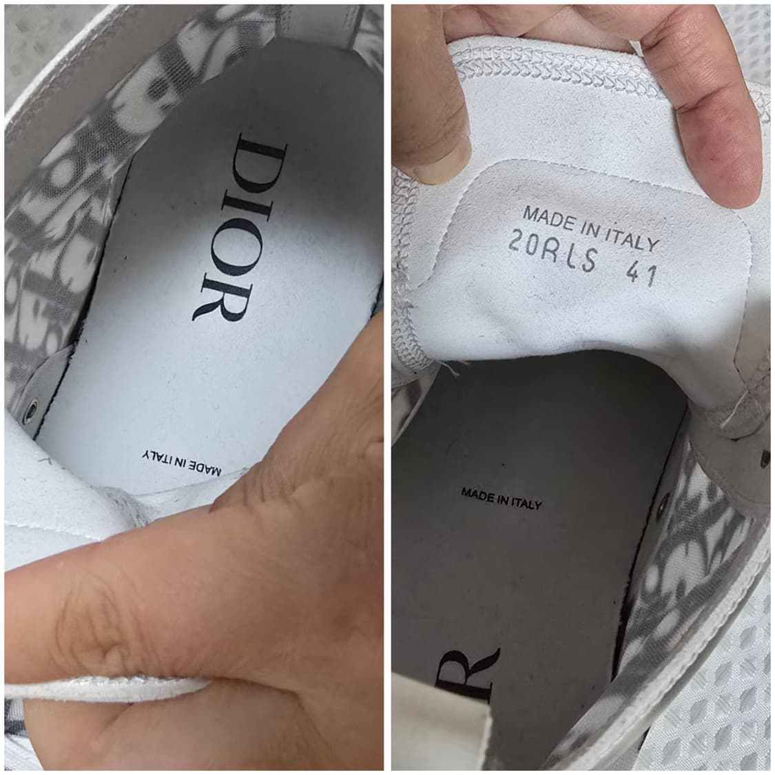 디올  오블리크 하이탑 /남260~265 상품이미지6