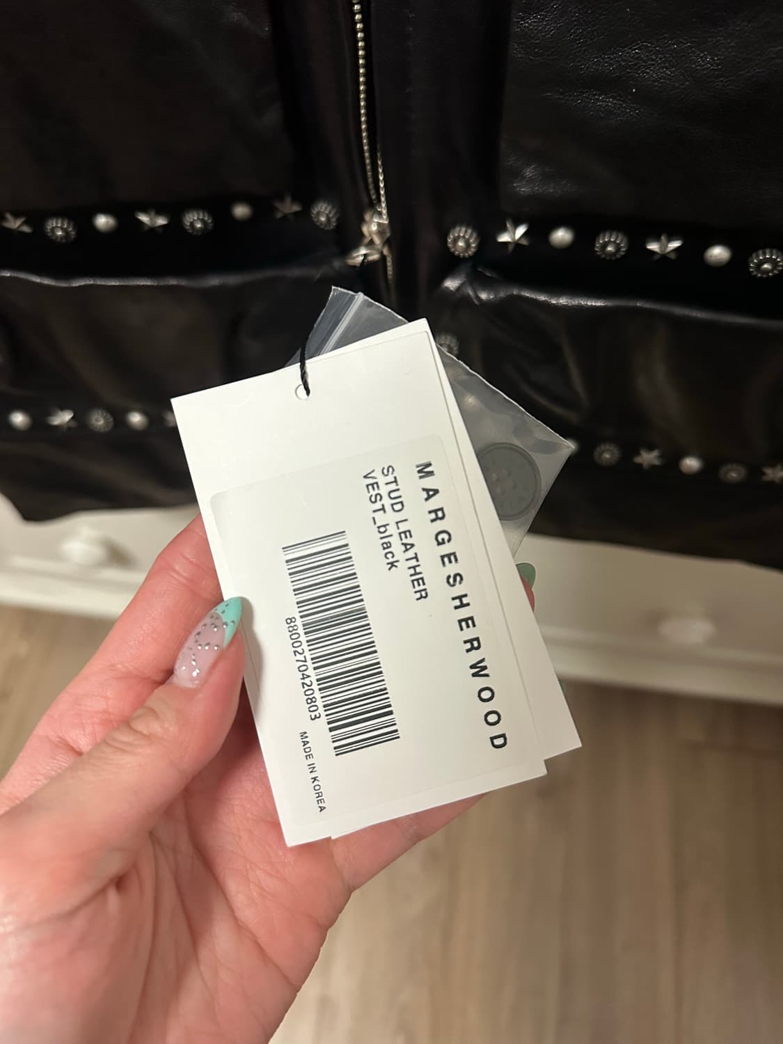 마지셔우드 레더조끼 상품이미지3