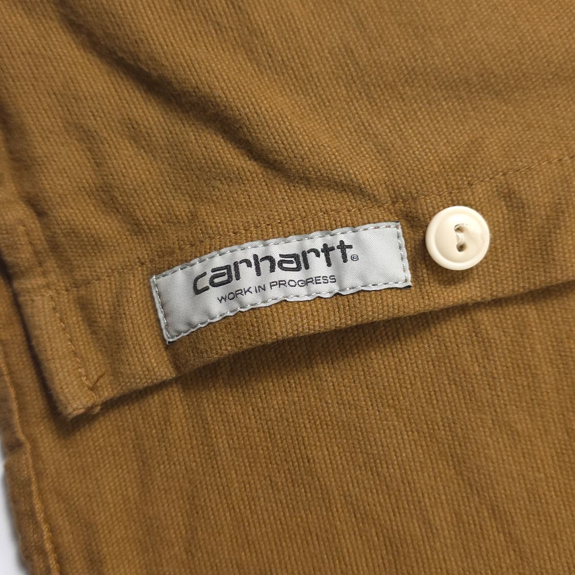 칼하트wip 코튼 토니 셔츠 칼하트브라운 (M) 상품이미지5