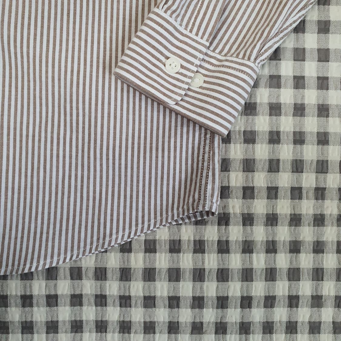 올젠 스트라이프 긴소매 셔츠 남자95 상품이미지4