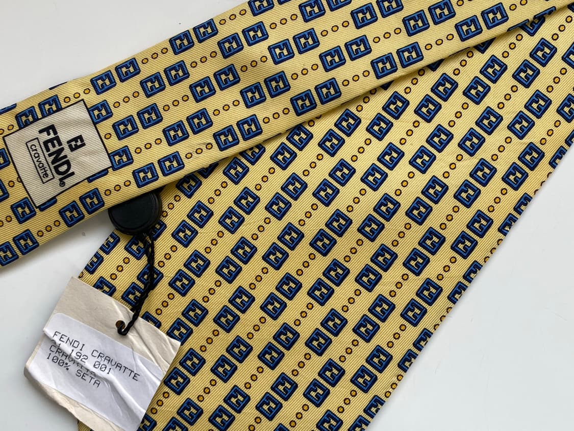 택달린 펜디 (FENDI) FF 모노그램 정품 명품 넥타이 상품이미지9