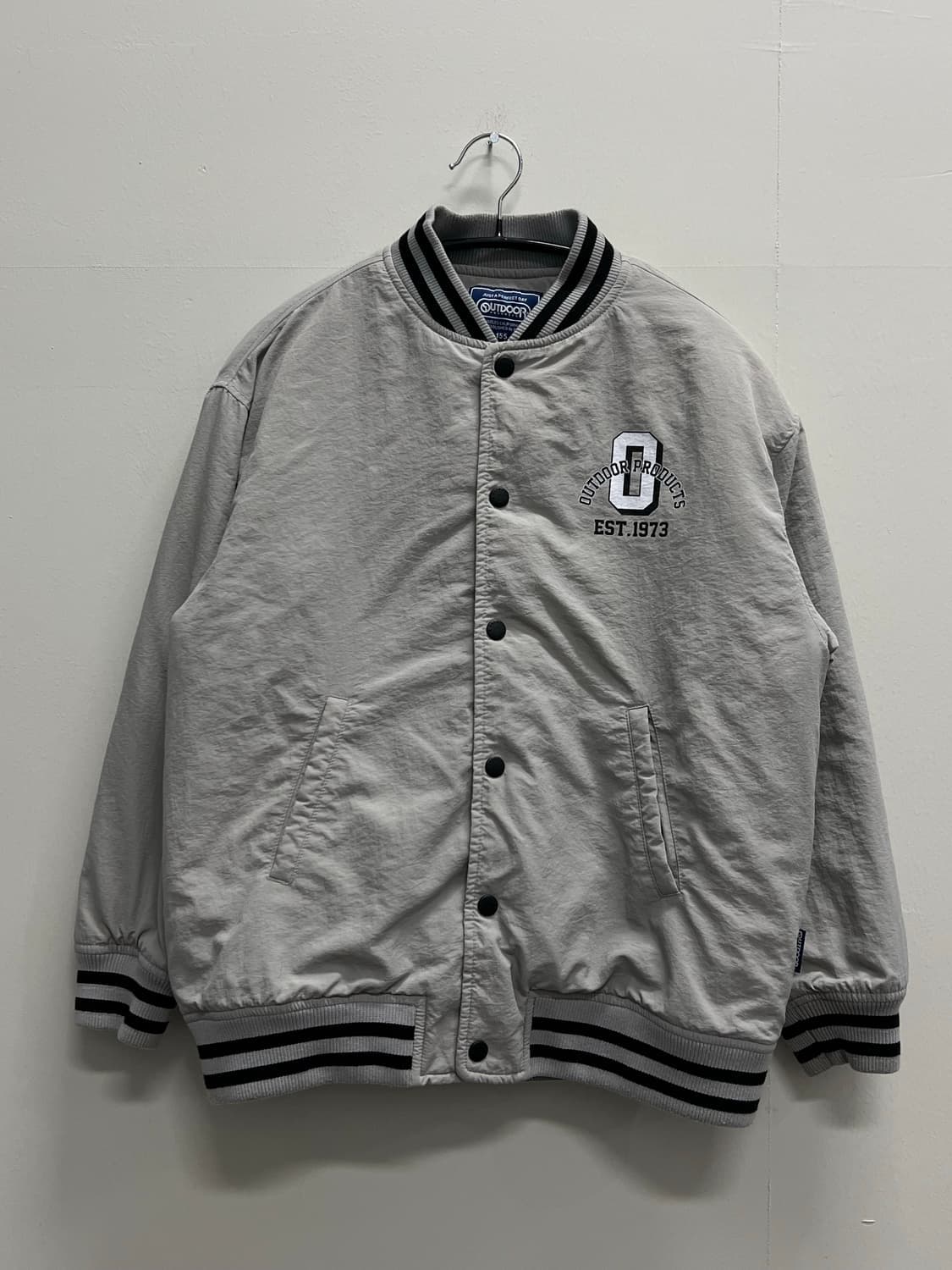 (155) 아웃도어 키즈/우먼스 바시티 패딩 점퍼 그레이 상품이미지2