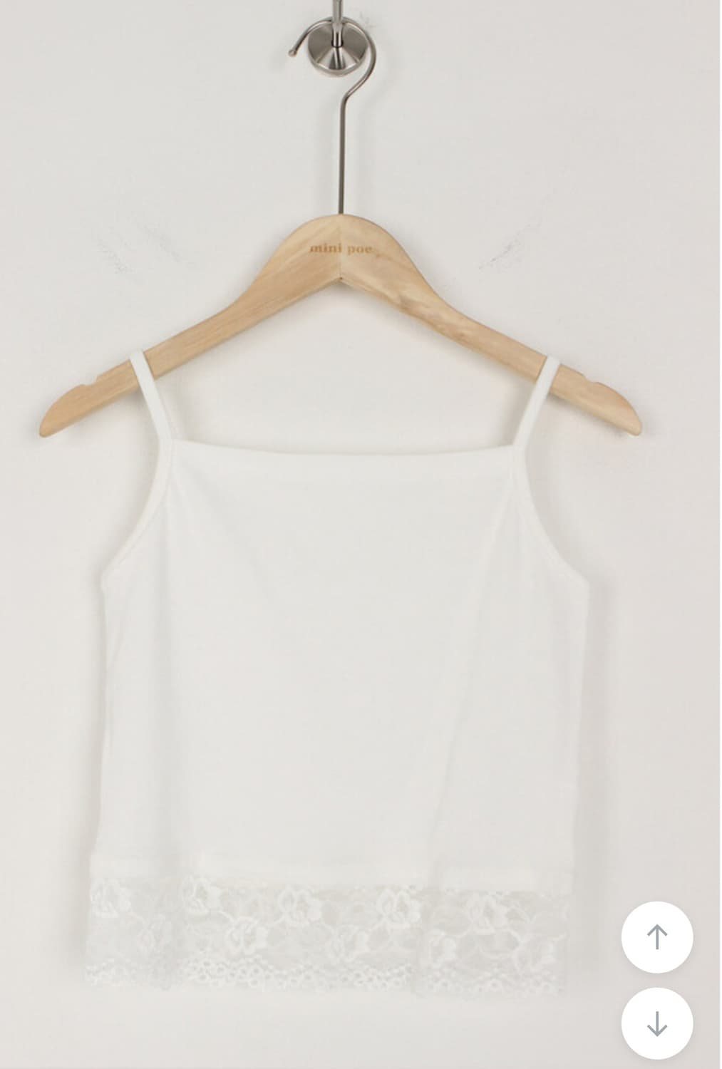 밑단 레이스 슬리브리스 상품이미지6