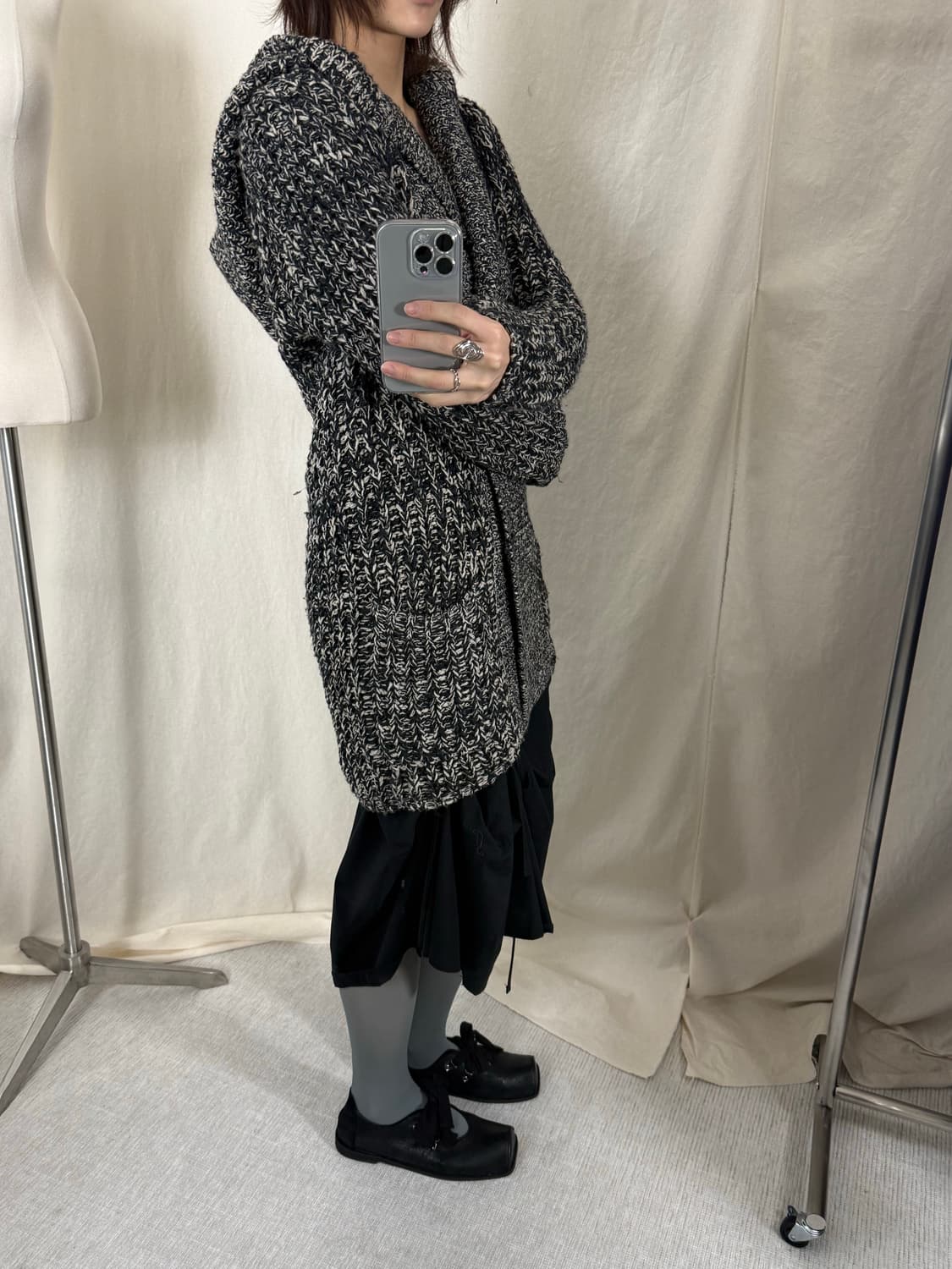 Theory 롱 니트 가디건 상품이미지3