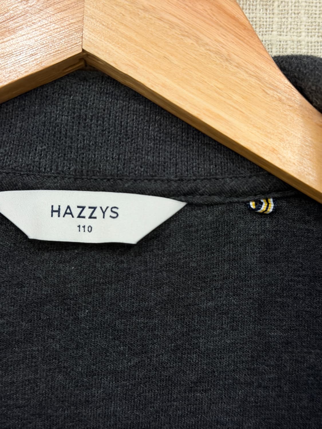 헤지스 하프집업 니트 110 다크그레이 상품이미지3