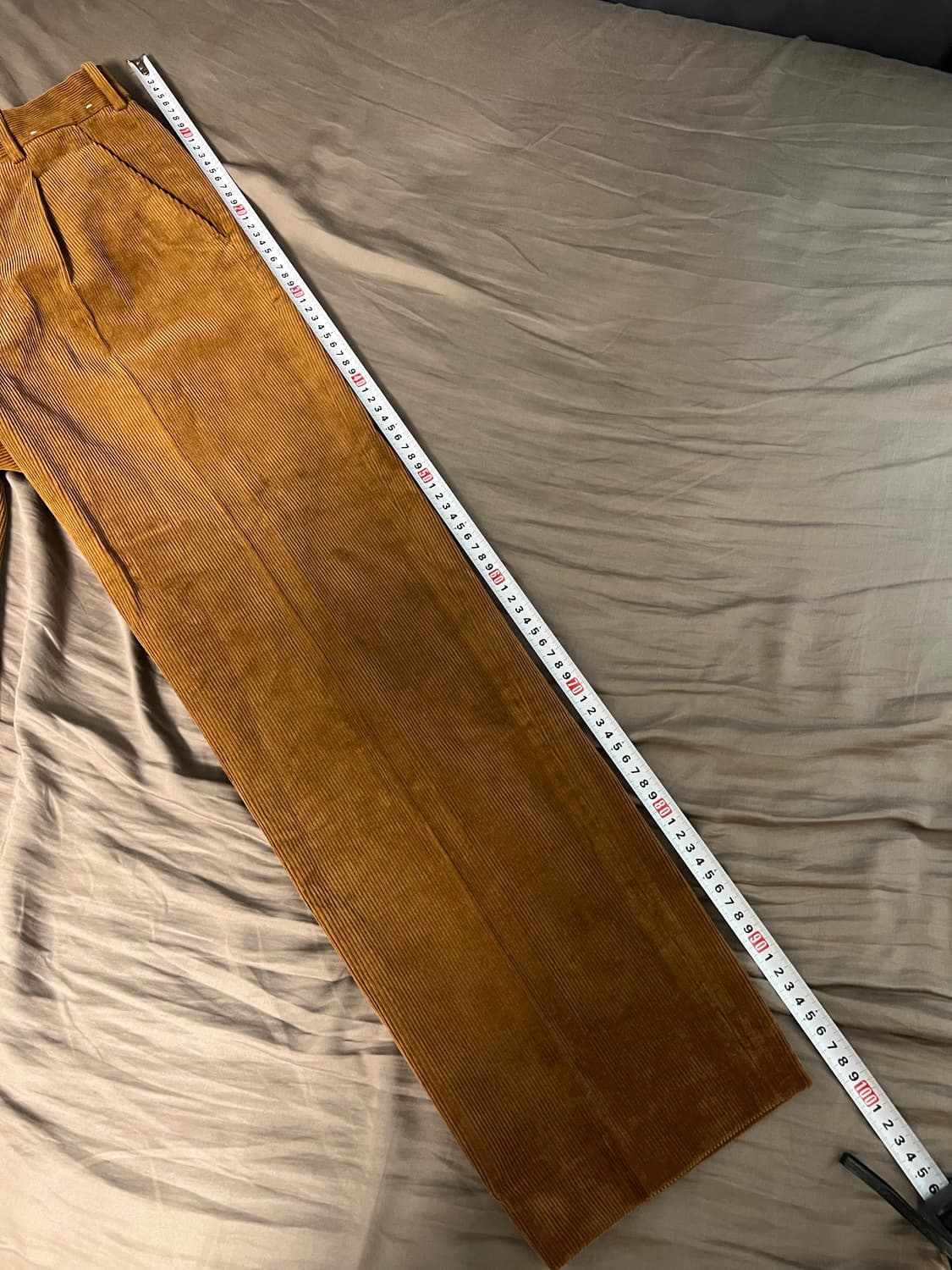 유니클로 코듀로이 골덴바지 브라운 xs 새제품 상품이미지5