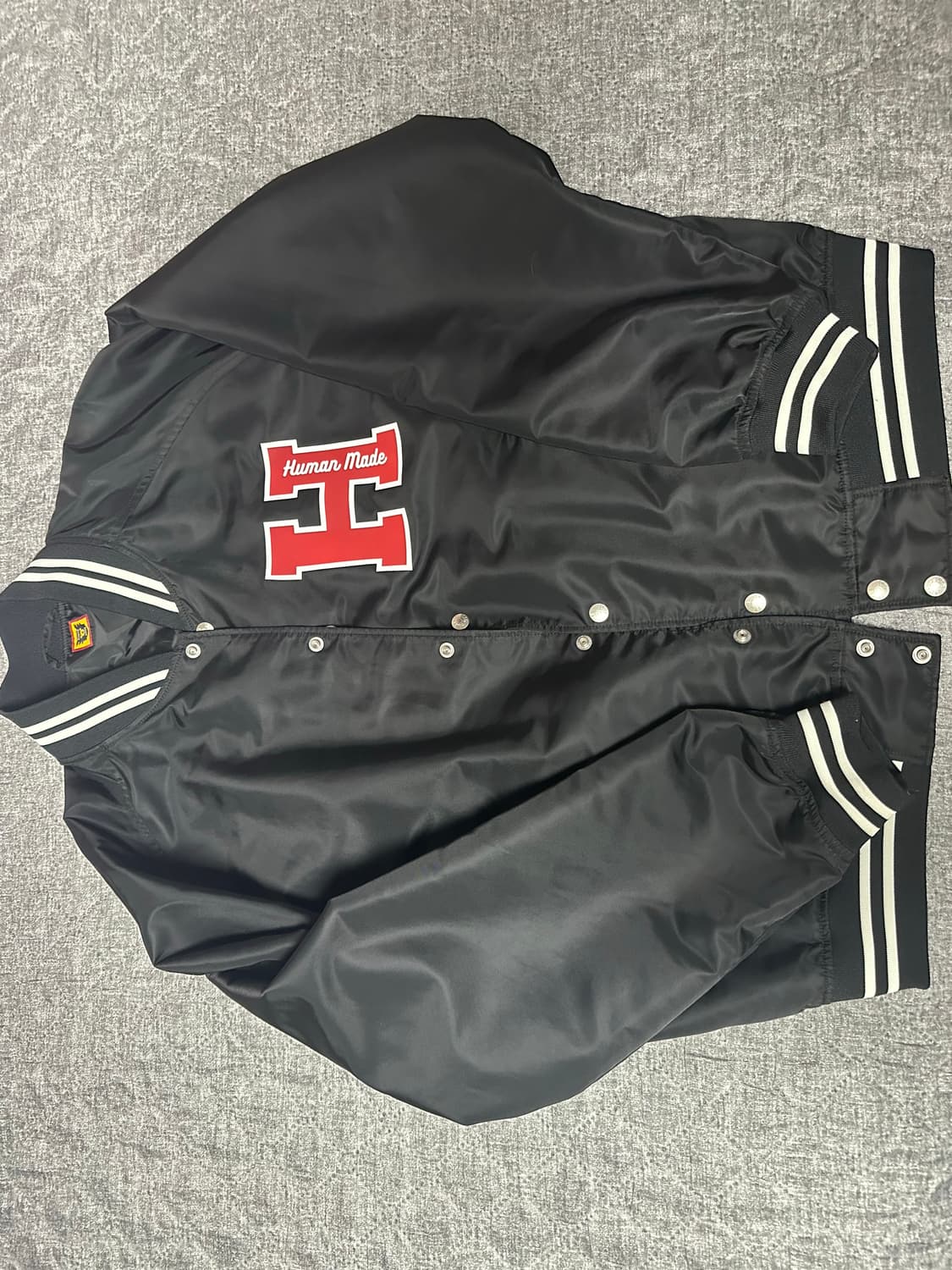 휴먼 메이드 나일론 스타디움 자켓 블랙 상품이미지2