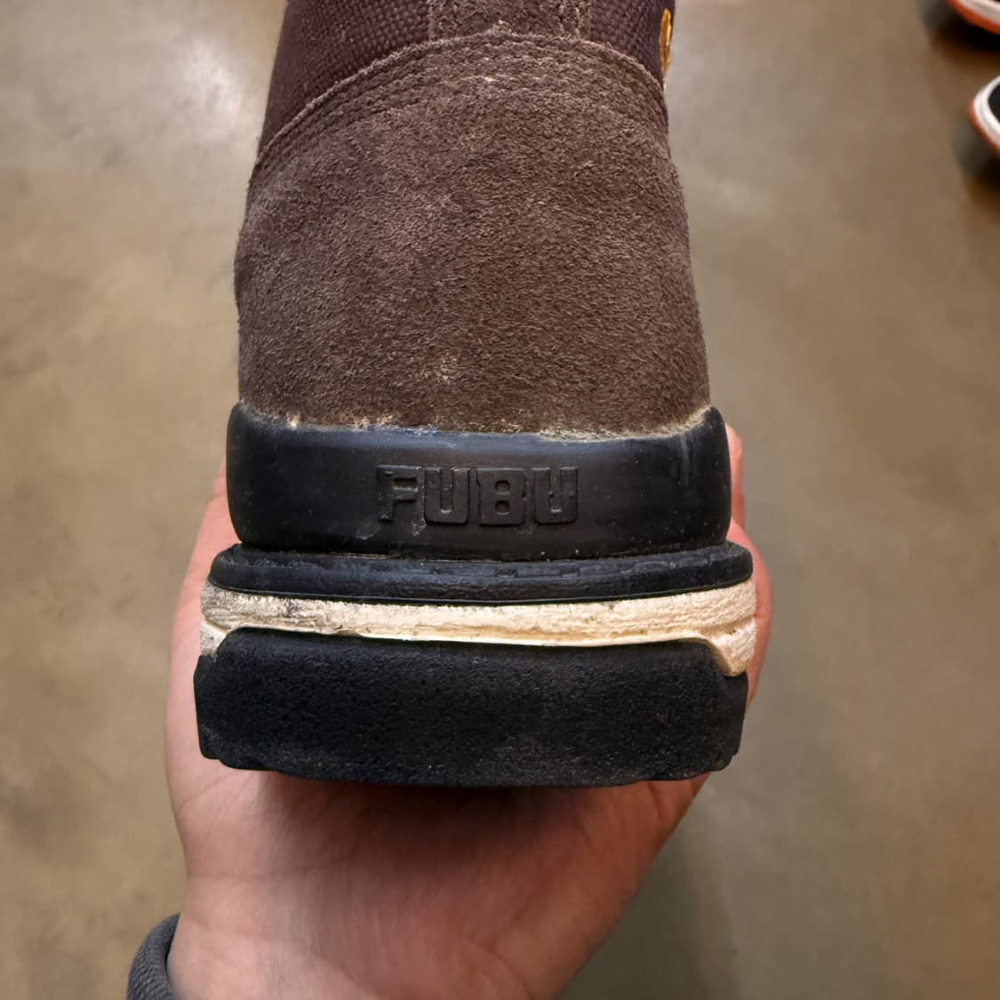 90~00S FUBU 스웨이드 트래킹 부츠 270 상품이미지4