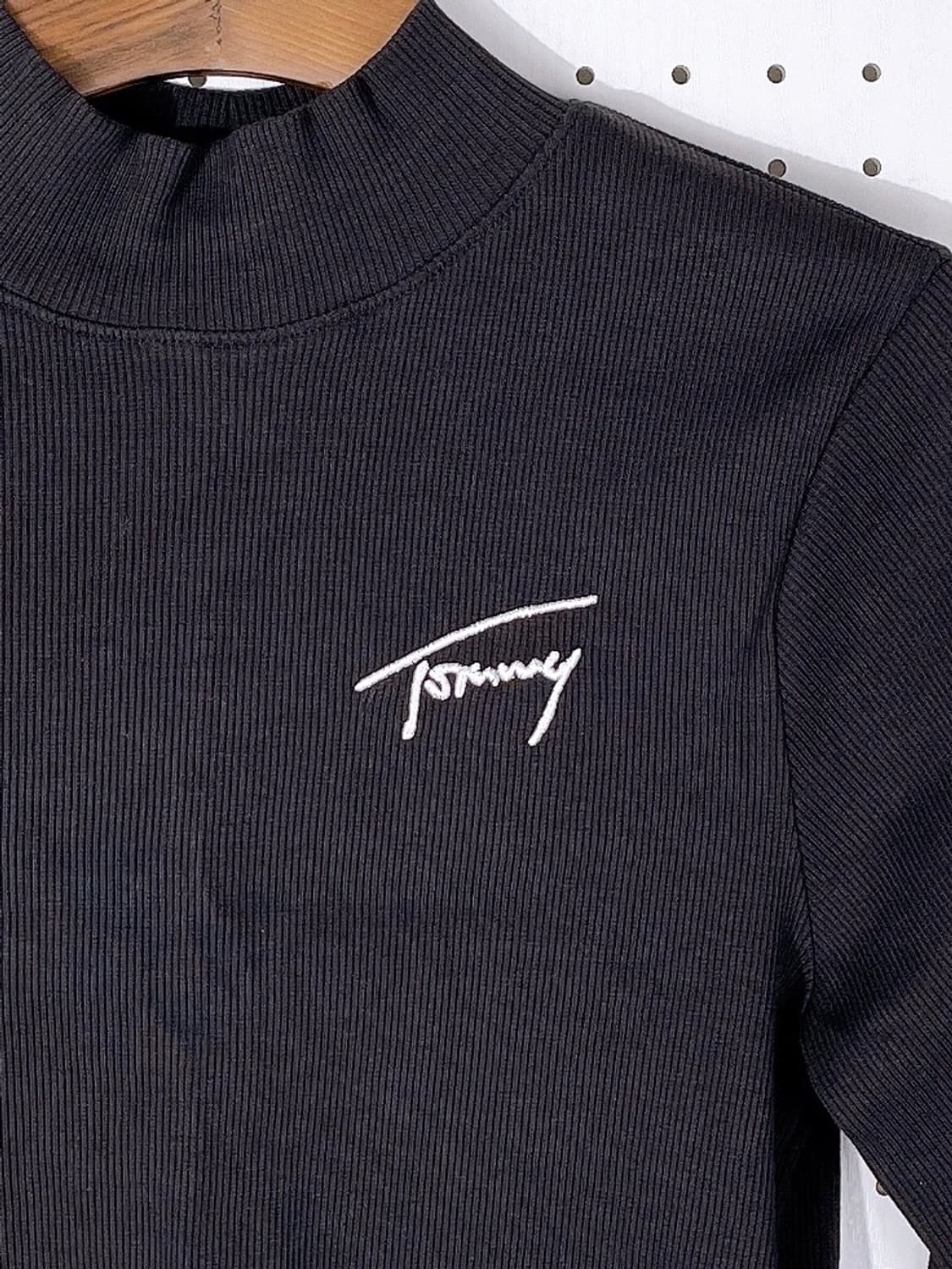 (정품/새상품) 타미진스 여성 크롭탑 롱슬리브 티셔츠 상품이미지2