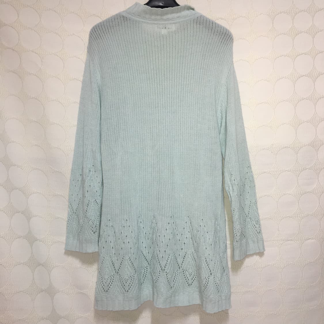 Courreges민트 블루 니트 긴팔 상품이미지5