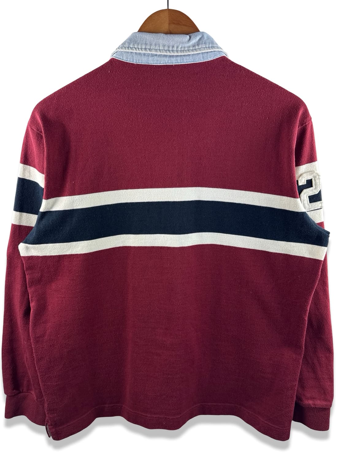 에디바우어  버건디 럭비셔츠2954 상품이미지2