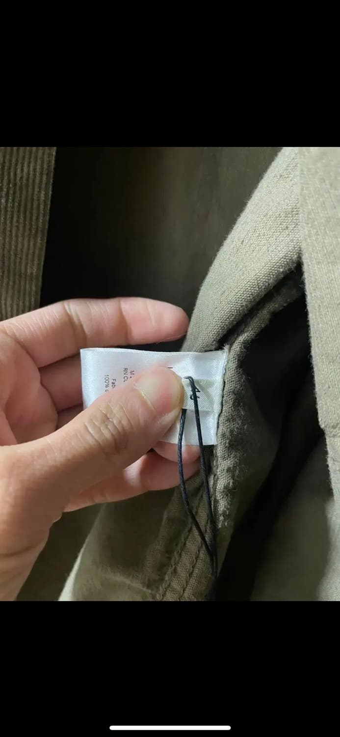 르메르 코듀오이 오버셔츠, 5포켓 팬츠 46 셋업 2회착 극미중고 팝니다 상품이미지4