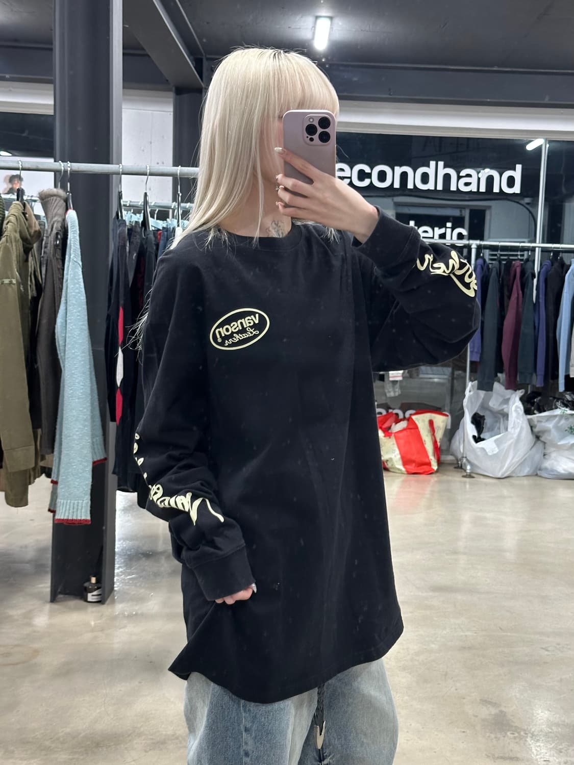 벤슨 본 패치 롱슬리브 긴팔 상품이미지1